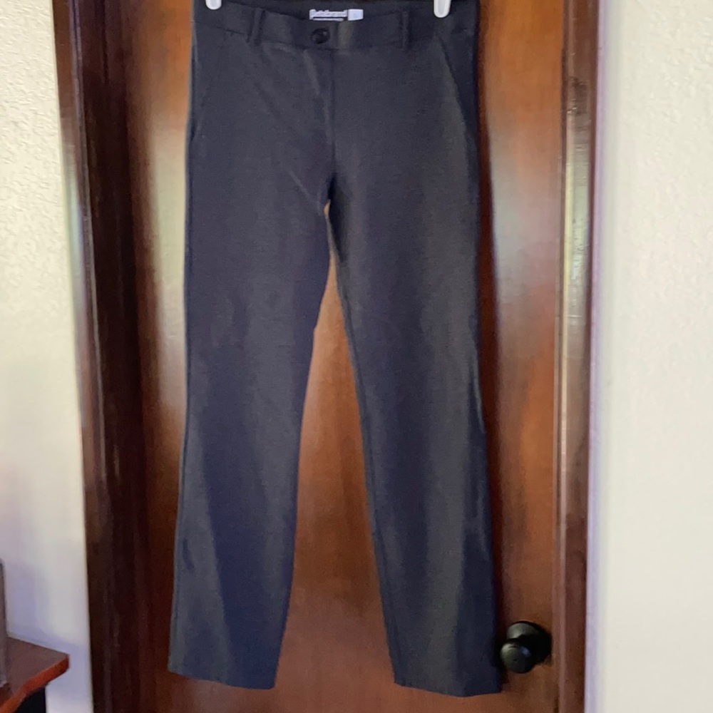 Betabrand Grey Yoga Dress Pant. Size L